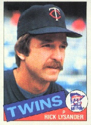 1985 Topps Baseball Cards      383     Rick Lysander
